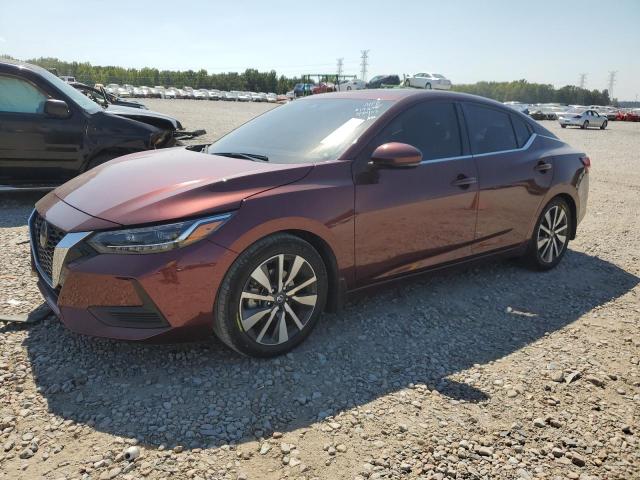 3N1AB8CV1LY276608 - 2020 NISSAN SENTRA SV MAROON photo 1