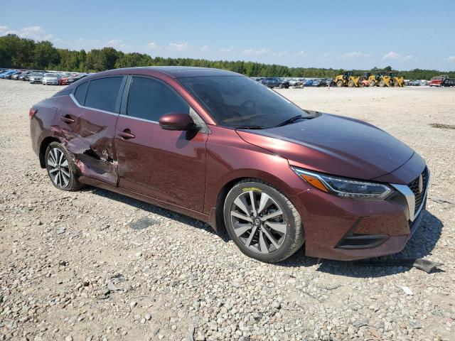 3N1AB8CV1LY276608 - 2020 NISSAN SENTRA SV MAROON photo 4