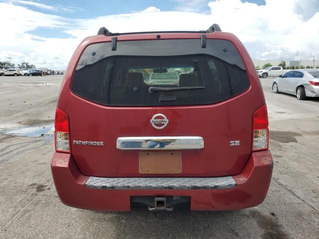 5N1AR18UX6C630117 - 2006 NISSAN PATHFINDER LE MAROON photo 6