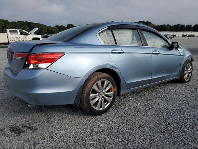 1HGCP2F8XBA097644 - 2011 HONDA ACCORD EXL BLUE photo 3