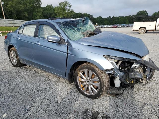 1HGCP2F8XBA097644 - 2011 HONDA ACCORD EXL BLUE photo 4