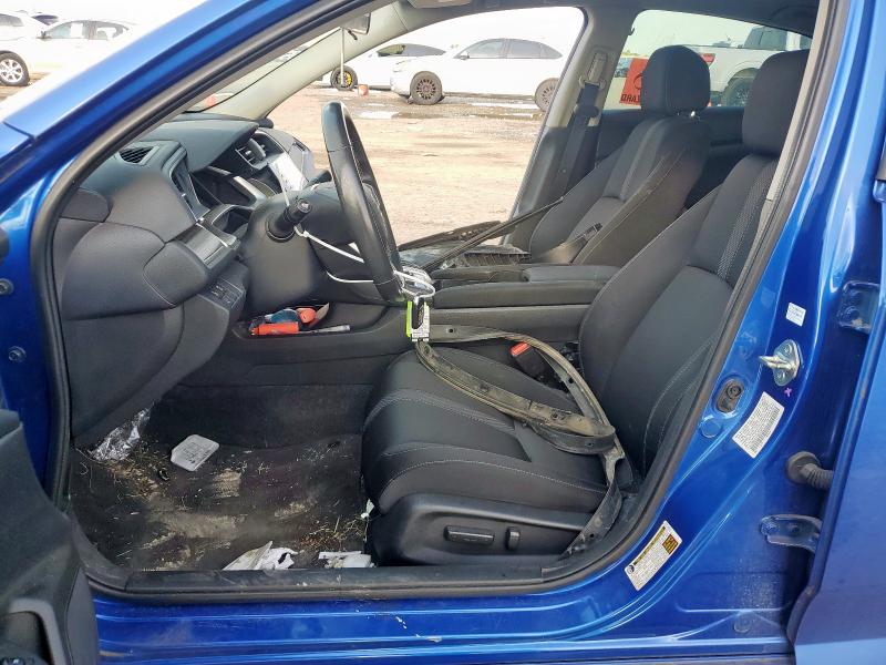 19XFC1F32LE021615 - 2020 HONDA CIVIC EX BLUE photo 7