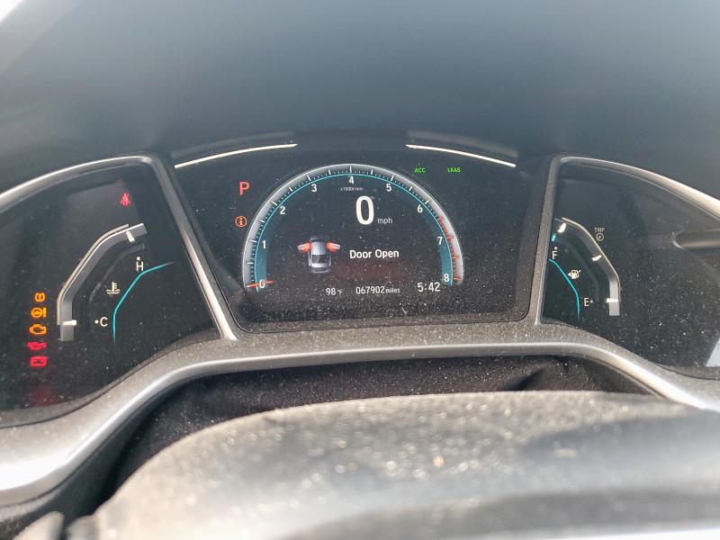 19XFC1F32LE021615 - 2020 HONDA CIVIC EX BLUE photo 9