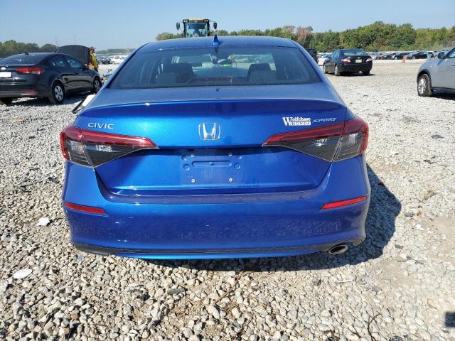 2HGFE2F58NH595873 - 2022 HONDA CIVIC SPORT 蓝色 照片 6