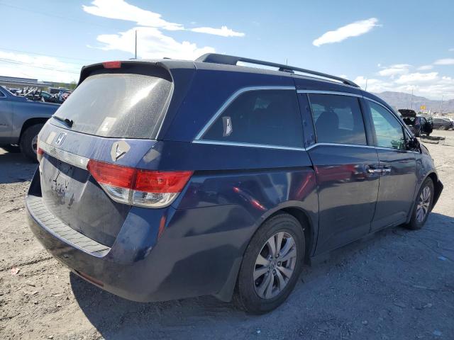5FNRL5H62FB112443 - 2015 HONDA ODYSSEY EXL BLUE photo 3