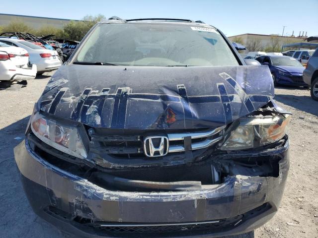 5FNRL5H62FB112443 - 2015 HONDA ODYSSEY EXL BLUE photo 5