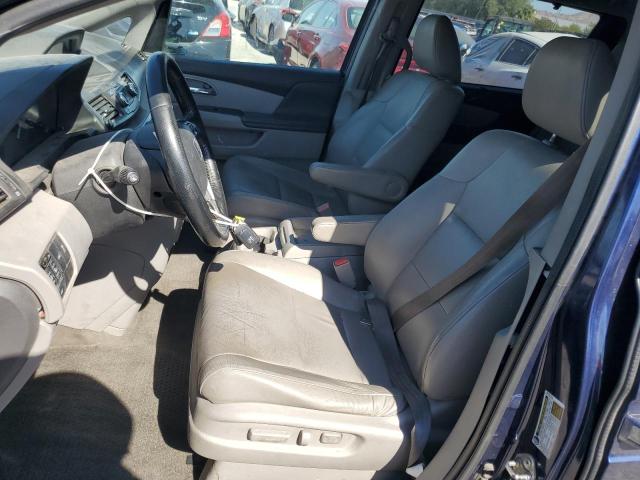5FNRL5H62FB112443 - 2015 HONDA ODYSSEY EXL BLUE photo 7