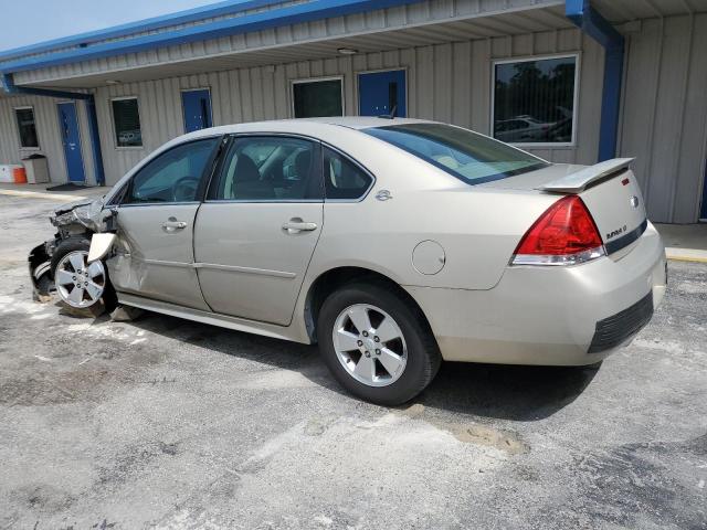 2G1WT57K191147220 - 2009 CHEVROLET IMPALA 1LT BEIGE photo 2