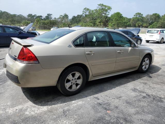 2G1WT57K191147220 - 2009 CHEVROLET IMPALA 1LT BEIGE photo 3