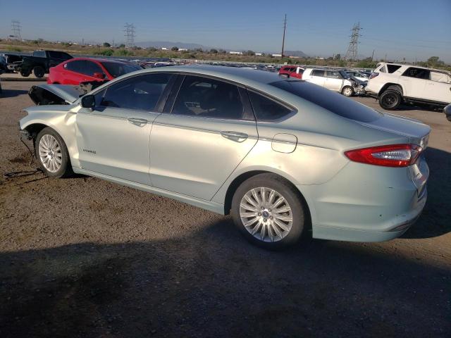 3FA6P0LU5DR148919 - 2013 FORD FUSION SE HYBRID BLUE photo 2