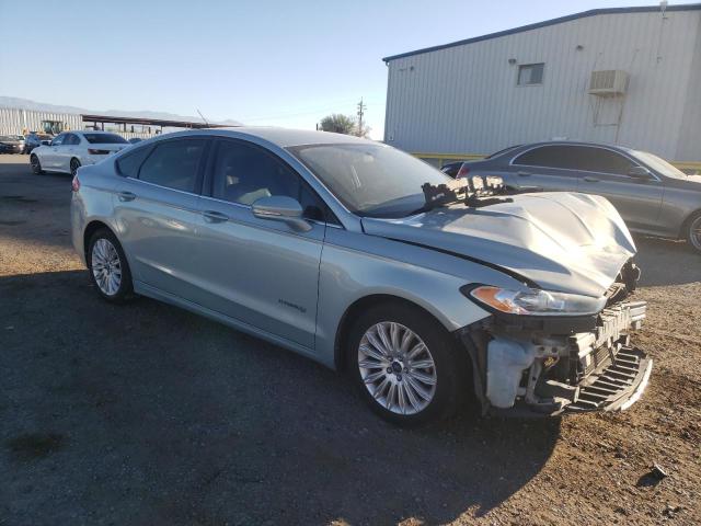 3FA6P0LU5DR148919 - 2013 FORD FUSION SE HYBRID BLUE photo 4