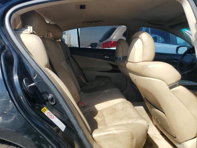 JTHBE96S580042908 - 2008 LEXUS GS 350 BLACK photo 10