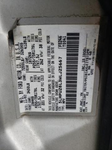 5LMPU28L3WLJ25667 - 1998 LINCOLN NAVIGATOR 灰色 照片 12