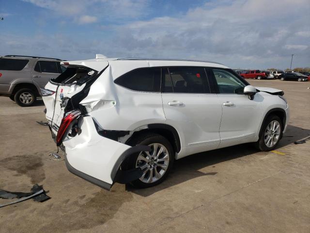 5TDYARAH8NS513025 - 2022 TOYOTA HIGHLANDER HYBRID LIMITED WHITE photo 3