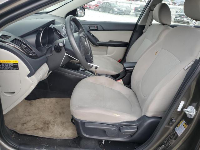 KNAFU4A28A5255812 - 2010 KIA FORTE EX GRAY photo 7