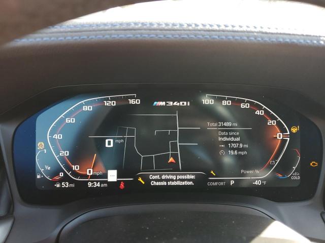 3MW5U9J05M8B51017 - 2021 BMW M340XI BLACK photo 9