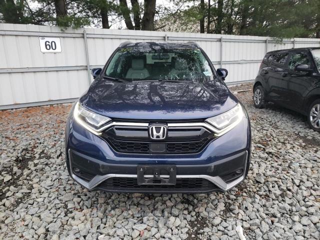 2HKRW2H98LH674893 - 2020 HONDA CR-V TOURING BLUE photo 5