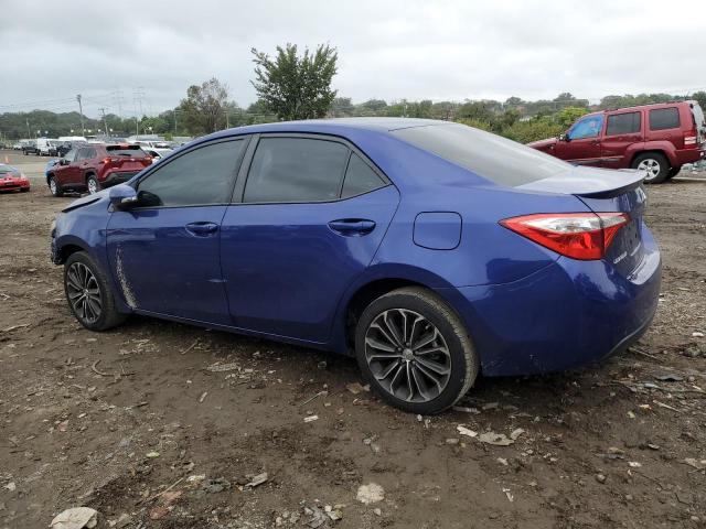 2T1BURHE2GC647176 - 2016 TOYOTA COROLLA L BLUE photo 2