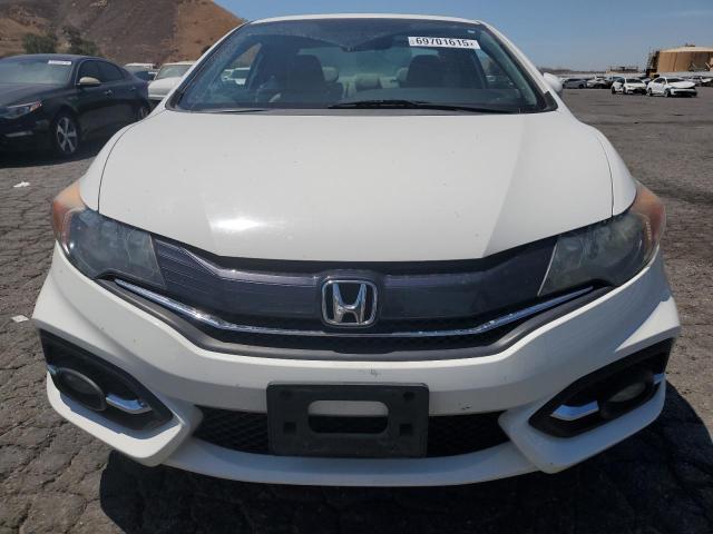 2HGFG3B02FH510912 - 2015 HONDA CIVIC EXL WHITE photo 5