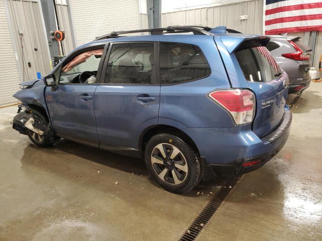 JF2SJAECXHG458194 - 2017 SUBARU FORESTER 2.5I PREMIUM BLUE photo 2