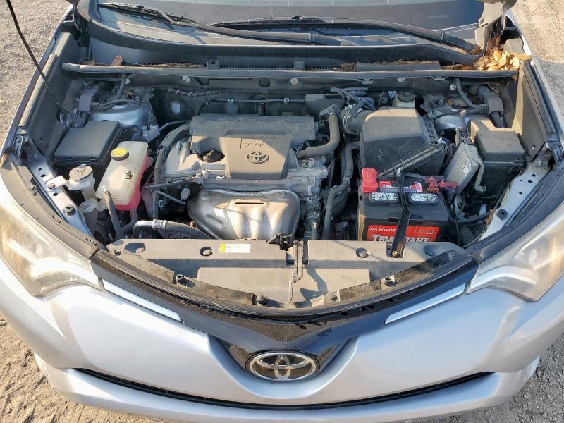 2T3WFREV3HW371341 - 2017 TOYOTA RAV4 XLE Сріблястий фото 11