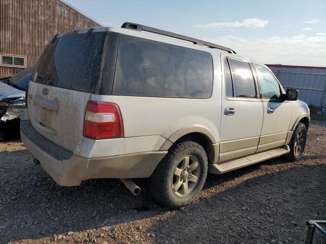 1FMJK1J56AEA88163 - 2010 FORD EXPEDITION EL EDDIE BAUER WHITE photo 3