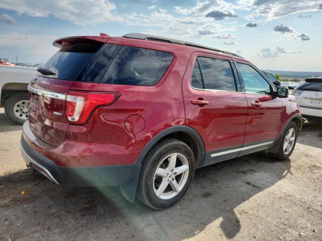 1FM5K8D87GGD02252 - 2016 FORD EXPLORER XLT Қызыл фото 3