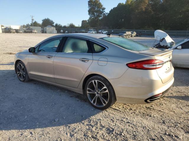 3FA6P0K98HR140199 - 2017 FORD FUSION TITANIUM GOLD photo 2