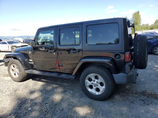1C4BJWEGXDL548283 - 2013 JEEP WRANGLER U SAHARA 黑色 照片 2