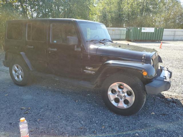 1C4BJWEGXDL548283 - 2013 JEEP WRANGLER U SAHARA 黑色 照片 4
