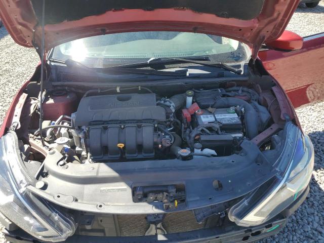 3N1AB7AP4KY274672 - 2019 NISSAN SENTRA S RED photo 11