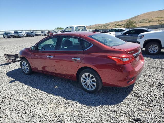 3N1AB7AP4KY274672 - 2019 NISSAN SENTRA S RED photo 2