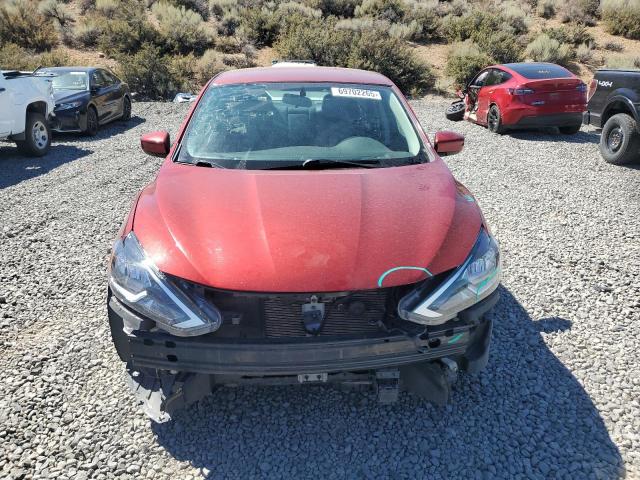 3N1AB7AP4KY274672 - 2019 NISSAN SENTRA S RED photo 5
