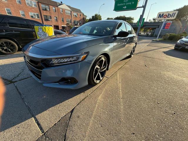 1HGCV1F32NA099509 - 2022 HONDA ACCORD SPORT GRAY photo 2
