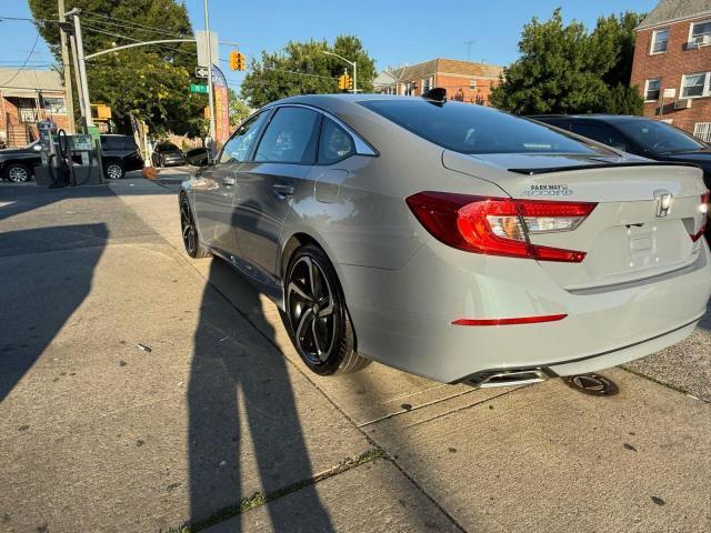 1HGCV1F32NA099509 - 2022 HONDA ACCORD SPORT GRAY photo 3