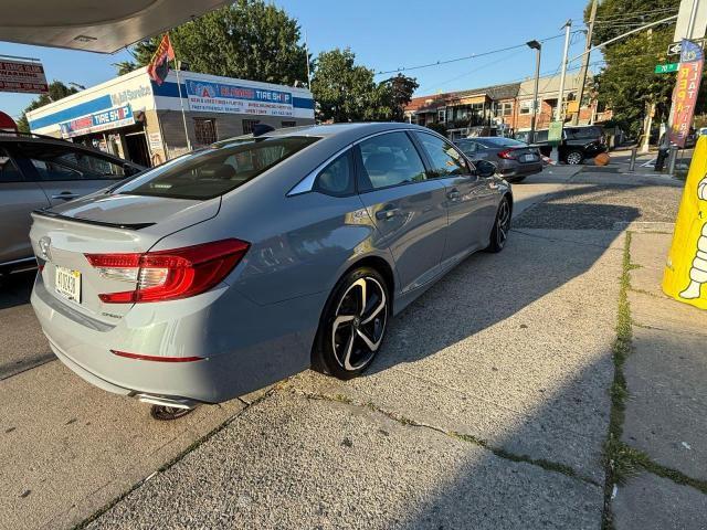 1HGCV1F32NA099509 - 2022 HONDA ACCORD SPORT GRAY photo 4