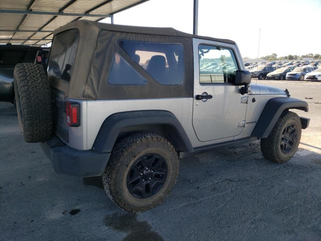 1C4AJWAG2EL285211 - 2014 JEEP WRANGLER SPORT GRAY photo 3