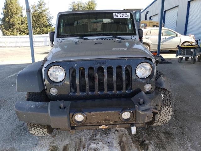 1C4AJWAG2EL285211 - 2014 JEEP WRANGLER SPORT GRAY photo 5