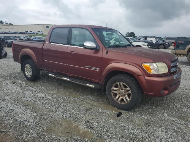 5TBET34165S495237 - 2005 TOYOTA TUNDRA DOUBLE CAB SR5 MAROON photo 4
