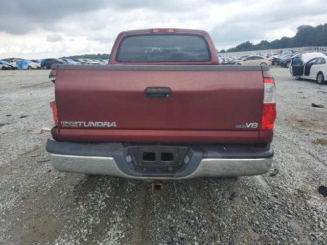 5TBET34165S495237 - 2005 TOYOTA TUNDRA DOUBLE CAB SR5 MAROON photo 6