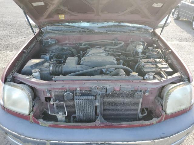 5TBRT3410YS087662 - 2000 TOYOTA TUNDRA ACCESS CAB წითელი ფოტო 11