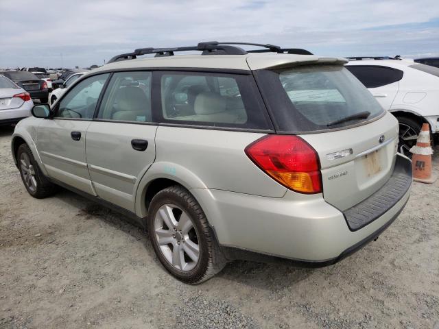 4S4BP61C767341522 - 2006 SUBARU LEGACY OUTBACK 2.5I GREEN photo 2