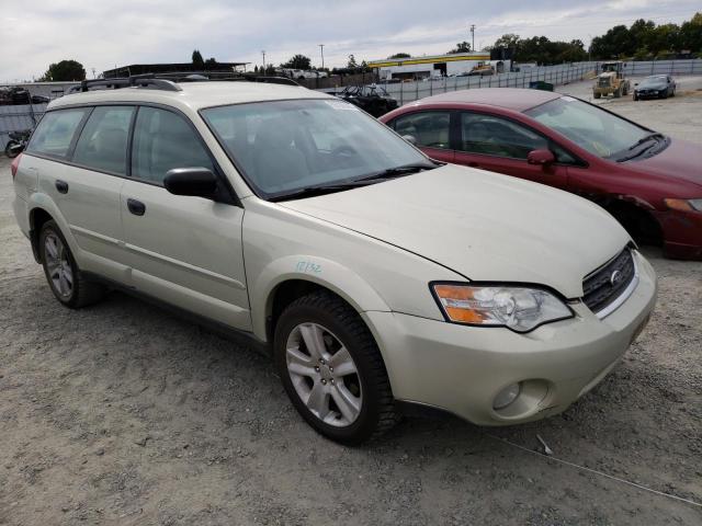 4S4BP61C767341522 - 2006 SUBARU LEGACY OUTBACK 2.5I GREEN photo 4