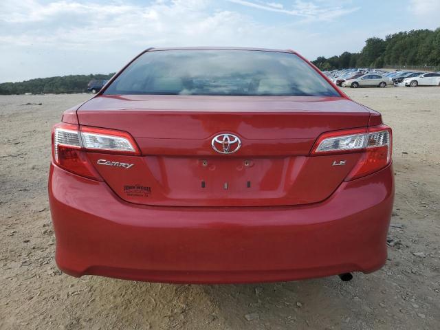 4T1BF1FK1CU539970 - 2012 TOYOTA CAMRY BASE RED photo 6