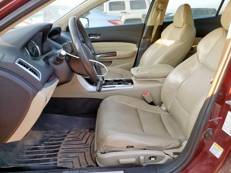 19UUB1F50FA021892 - 2015 ACURA TLX TECH BURGUNDY photo 7