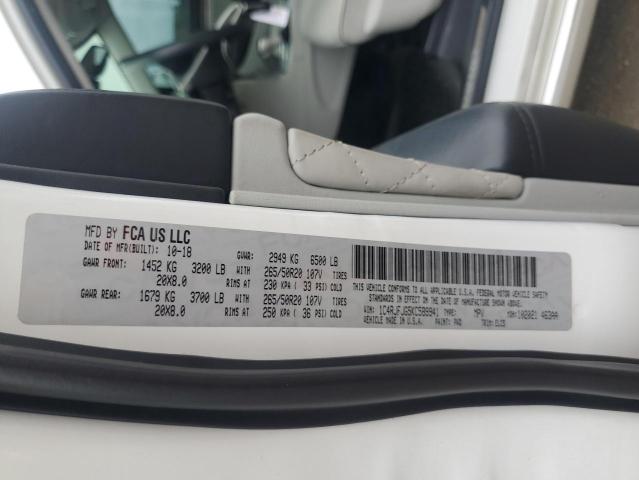 1C4RJFJG5KC589941 - 2019 JEEP GRAND CHER SUMMIT Biały zdjęcie 14