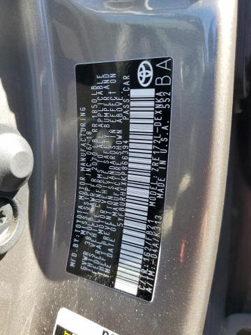 5YFBURHEXKP866394 - 2019 TOYOTA COROLLA L Grafito foto 13