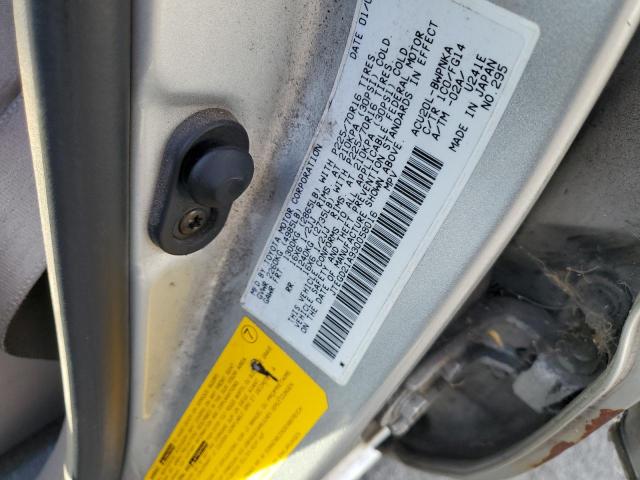 JTEGD21A930058016 - 2003 TOYOTA HIGHLANDER SILVER photo 13