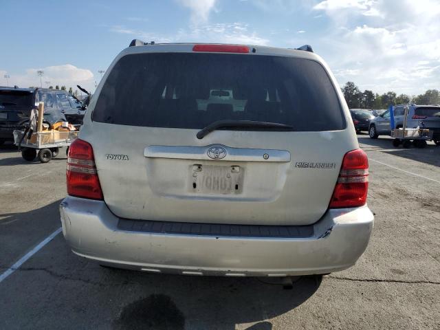 JTEGD21A930058016 - 2003 TOYOTA HIGHLANDER SILVER photo 6