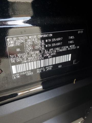 JTMK1RFV5SD135824 - 2025 TOYOTA RAV4 LE BLACK photo 13